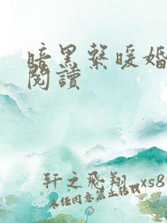 暗黑系暖婚免费阅读