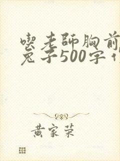 吃老师胸前的小兔子500字作文