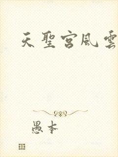 天圣宫风云录