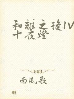 和离之后1V1十夜灯