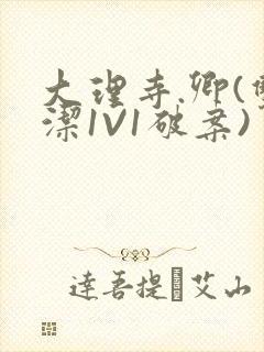 大理寺.卿(双洁1V1破案)