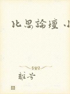 比思论坛 小说