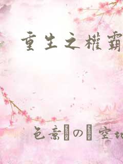 重生之权霸天下