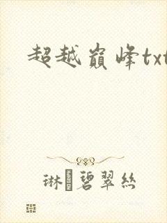 超越巅峰txt