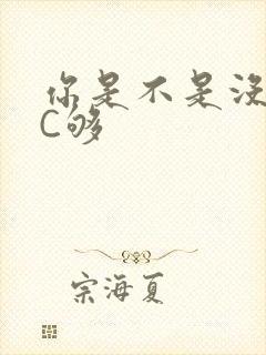 你是不是没有被C够