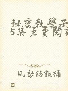 秘密教学子豪65集免费阅读