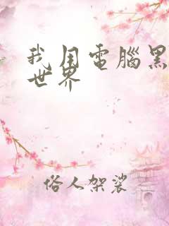 我用电脑黑了全世界