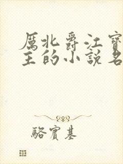 厉北爵江宝宝男主的小说名字
