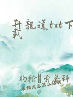 升龙道txt下载