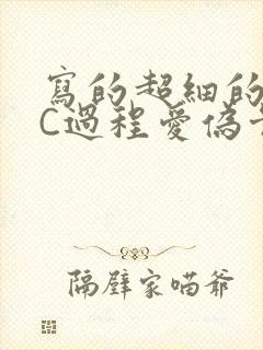 写的超细的多肉C过程爱伪骨科