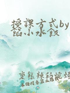授课方式by肉馅小水饺