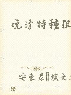 晚清特种狙击手