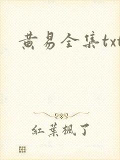 黄易全集txt