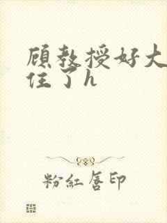 顾教授好大含不住了h