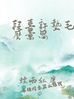 段嘉许垫毛巾什么意思