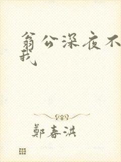 翁公深夜不停要我