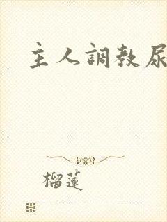 主人调教尿便器