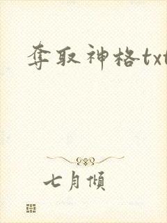 夺取神格txt
