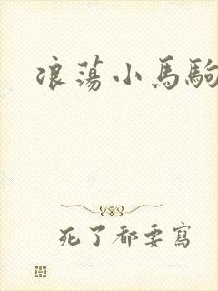 浪荡小马驹