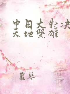 中日大对决  天地双雄