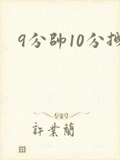 9分帅10分拽