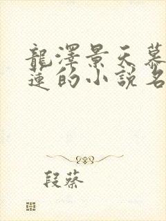 龙泽景天慕容青莲的小说名字