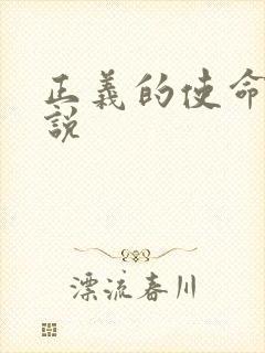 正义的使命 小说