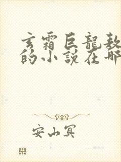 玄霜巨龙敖无极的小说在哪里看