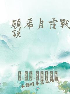顾希月霍战霆小说