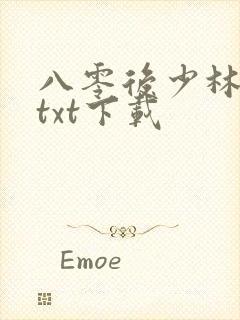 八零后少林方丈txt下载