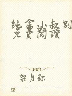 纯禽小叔别太猛免费阅读