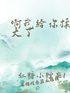 啊我给你揉揉就大了