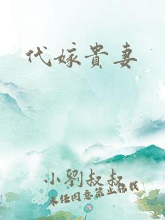 代嫁贵妻