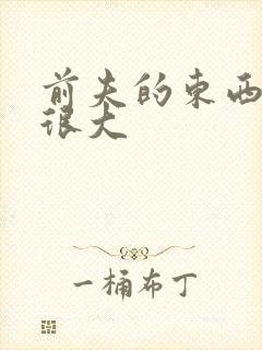 前夫的东西真的很大