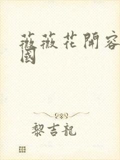 薇薇花开容颜倾国