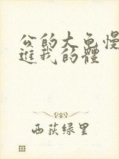 公的大龟慢慢挺进我的体