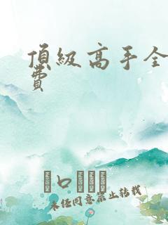 顶级高手全文免费