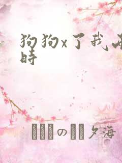 狗狗x了我两小时