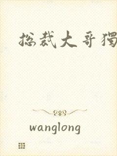 总裁大哥独宠妻