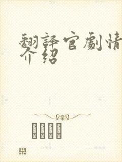 翻译官剧情分集介绍