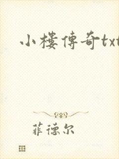 小楼传奇txt