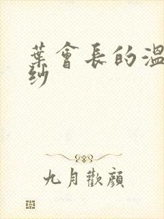 叶会长的温情面纱