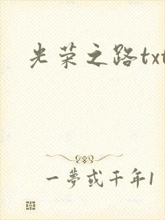 光荣之路txt