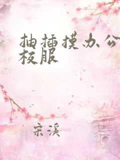 抽插摸办公室脱校服