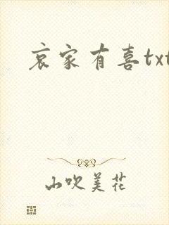 哀家有喜txt
