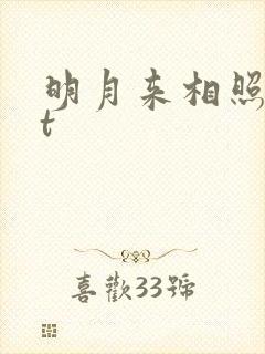 明月来相照txt