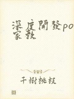 深度开发pop家教