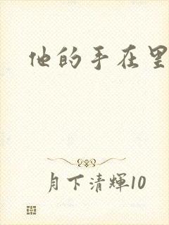 他的手在里面动