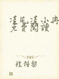 凌风凌小冉全文免费阅读