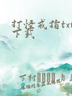 打怪戒指txt下载